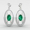 Women Emerald Earring