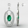Women Emerald Earring