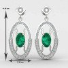 Women Emerald Earring