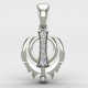 Sikh Khanda Pendant Sikh Khanda Pendant