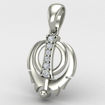 Sikh Khanda Pendant