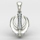 Sikh Khanda Pendant Sikh Khanda Pendant