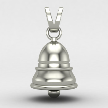 Silver Bell Pendant