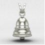 Silver Bell Pendant