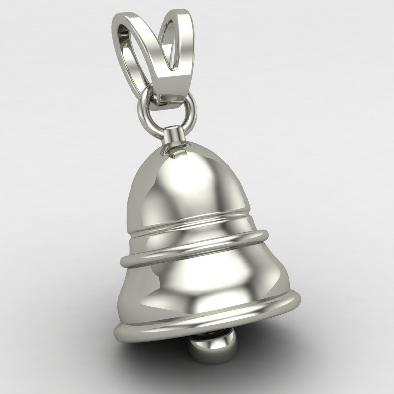 Silver Bell Pendant Silver Bell Pendant