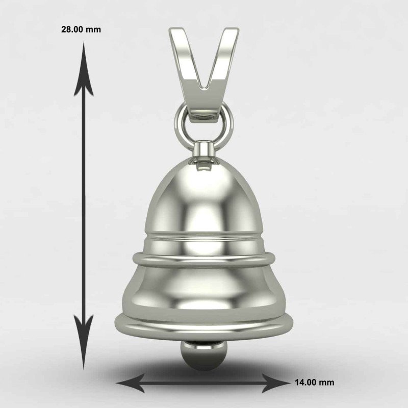 Silver Bell Pendant Silver Bell Pendant