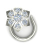 Traditional Modern Silver Nose Pin