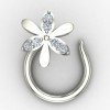 Sterling Silver Nose Pin for Women