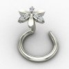 Sterling Silver Nose Pin for Women