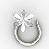 Sterling Silver Nose Pin for Women