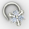 Silver Nose Pin for College Girls