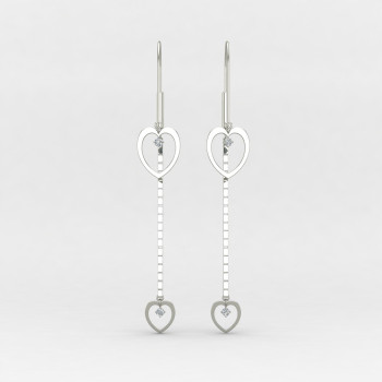 Sui Dhaga Silver Earring
