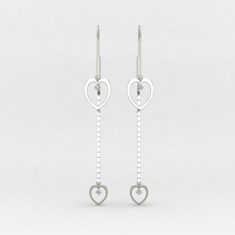 Sui Dhaga Silver Earring