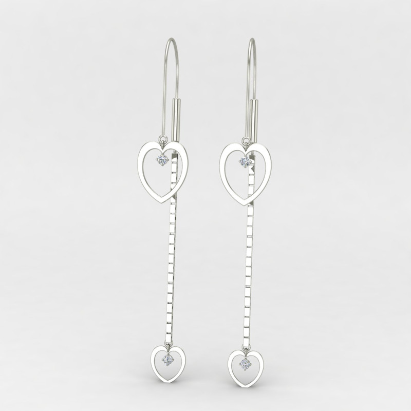 Sui Dhaga Silver Earring