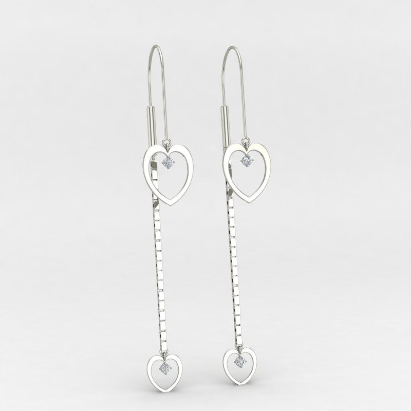 Sui Dhaga Silver Earring