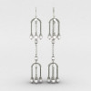 Double Jhumka Pearl Earrings