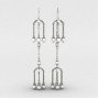 Double Jhumka Pearl Earrings