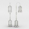Double Jhumka Pearl Earrings