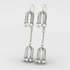 Double Jhumka Pearl Earrings