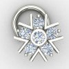 Silver Nose Pin for Festive Wear