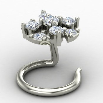 925 Sterling Silver Nose Pin for Women 925 Sterling Silver Nose Pin for Women