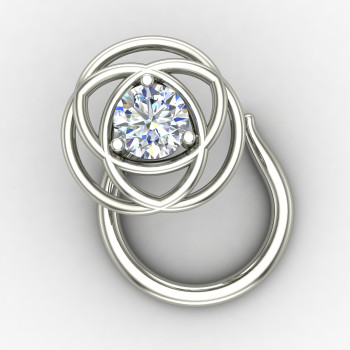 925 Sterling Silver Nose Pin