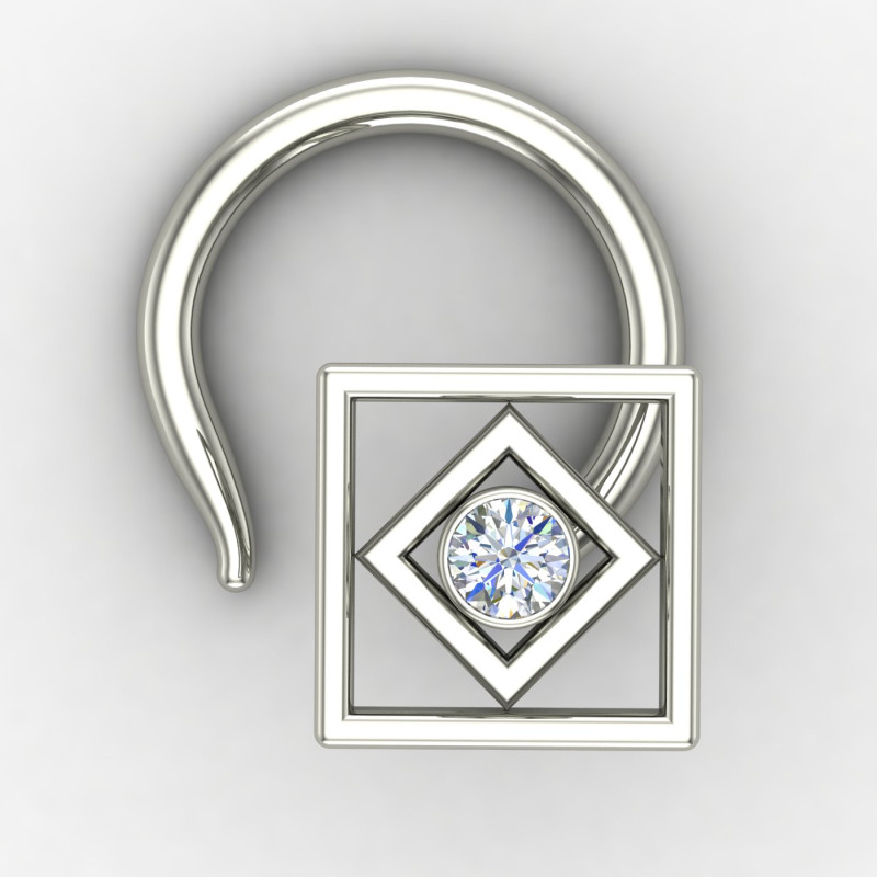 Traditional Silver Nose Pin