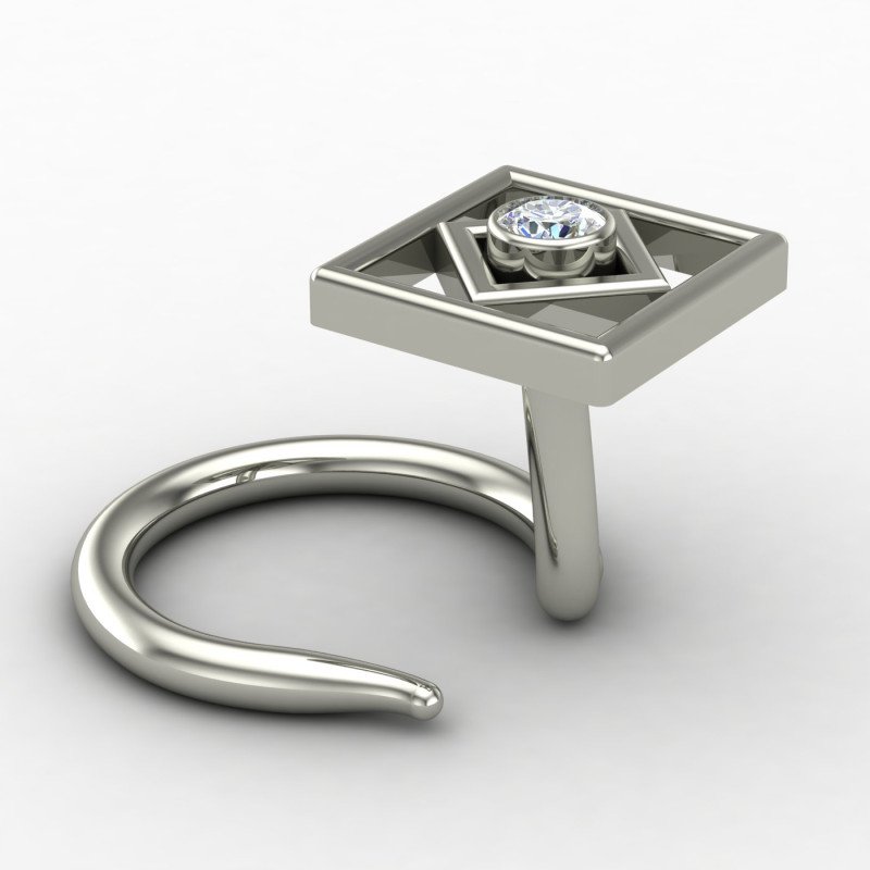 Traditional Silver Nose Pin