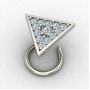 Tribal Silver Sose Pin