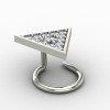 Tribal Silver Sose Pin