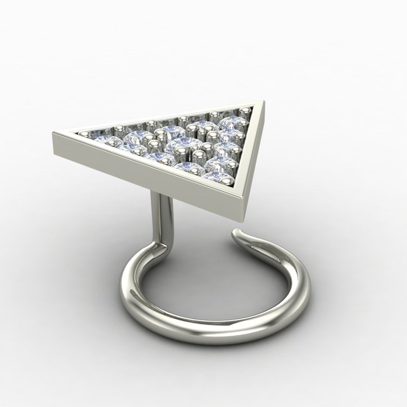 Tribal Silver Sose Pin