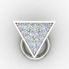 Tribal Silver Sose Pin