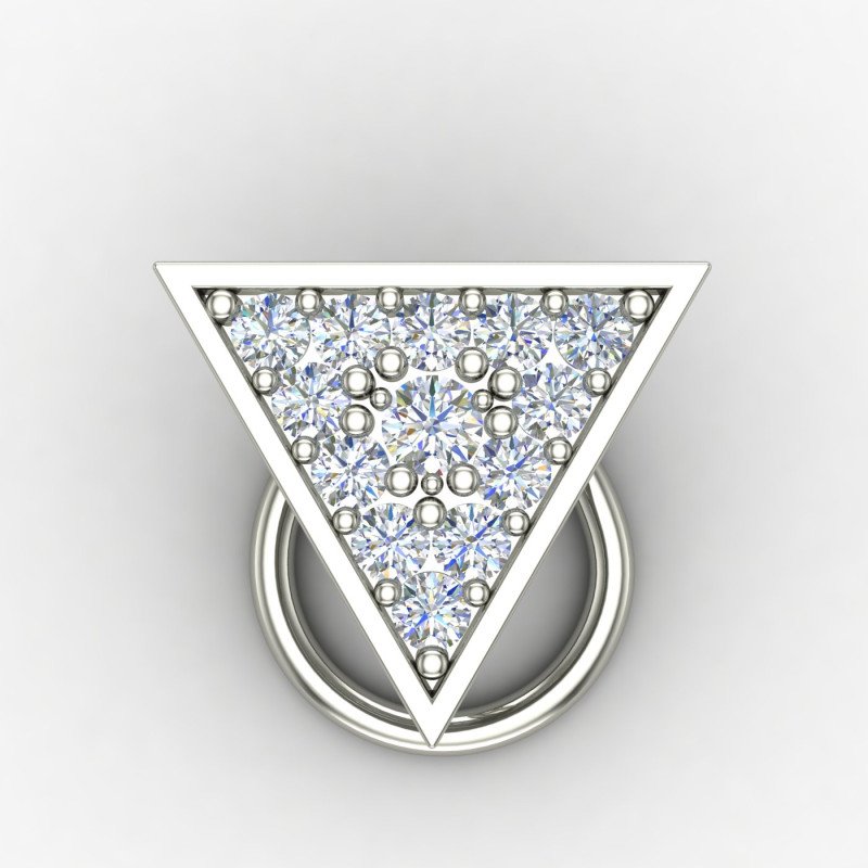 Tribal Silver Sose Pin
