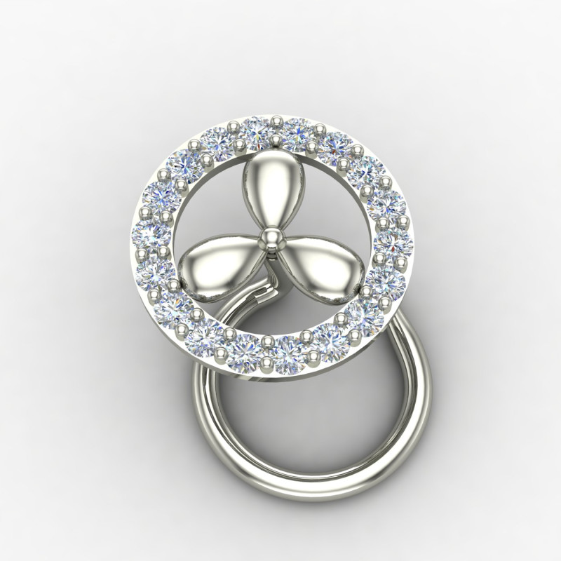 925 Sterling Silver Flower Nose Pin