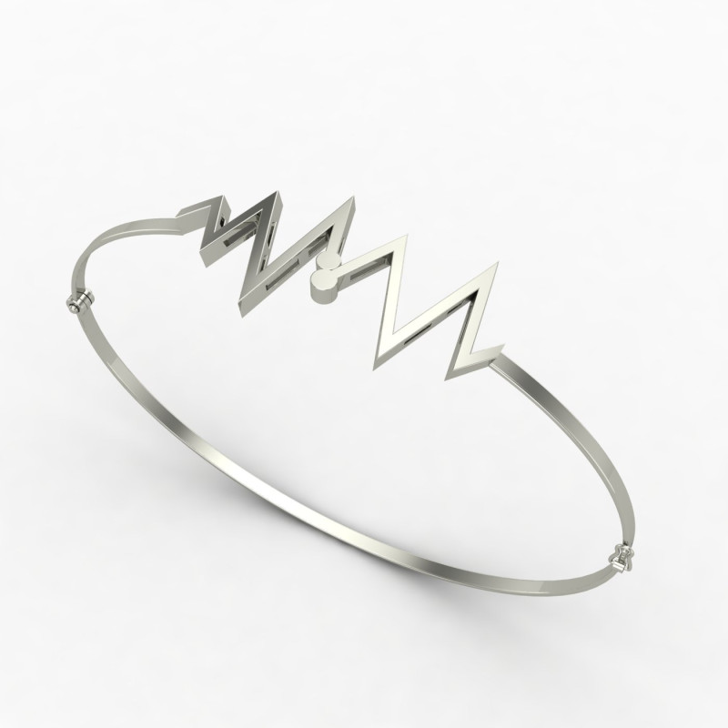 Web Silver Bangle Web Silver Bangle