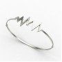 Web Silver Bangle