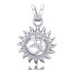 Om Sun Silver Locket Om Sun Silver Locket