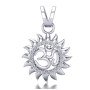 Om Sun Silver Locket