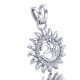 Om Sun Silver Locket Om Sun Silver Locket
