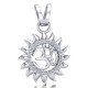 Om Sun Silver Locket Om Sun Silver Locket