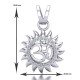 Om Sun Silver Locket Om Sun Silver Locket