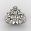 Laxmi Mata Silver Ring Laxmi Mata Silver Ring