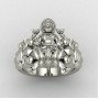 Laxmi Mata Silver Ring