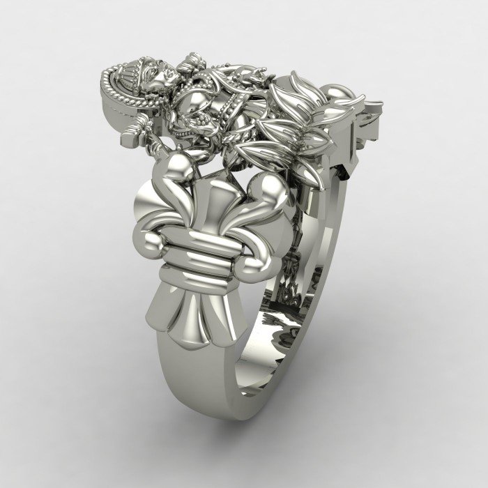 Laxmi Mata Silver Ring Laxmi Mata Silver Ring