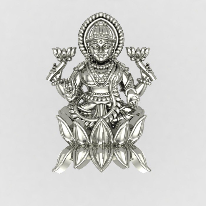 Laxmi Mata Silver Ring Laxmi Mata Silver Ring