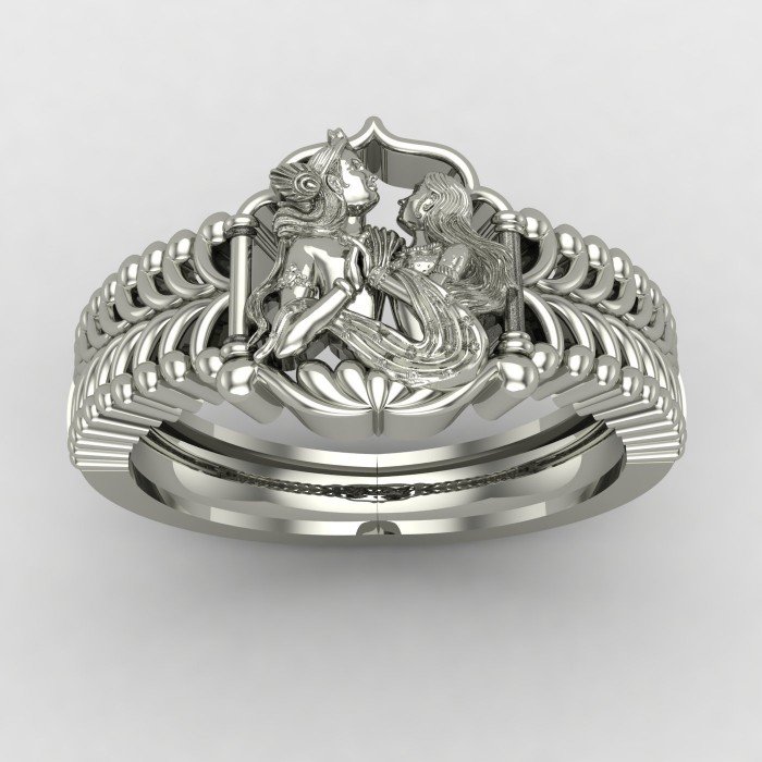 Radha Krishna Silver Ring Radha Krishna Silver Ring