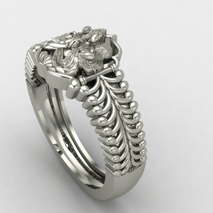 Radha Krishna Silver Ring Radha Krishna Silver Ring