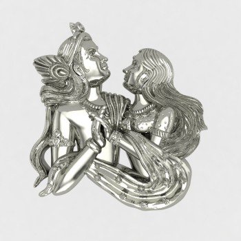 Radha Krishna Silver Ring Radha Krishna Silver Ring
