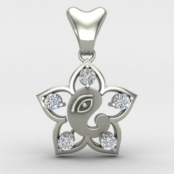 Ganpati Bappa Silver Locket