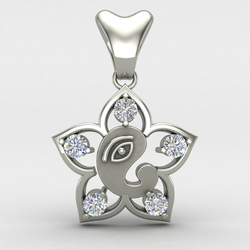 Ganpati Bappa Silver Locket Ganpati Bappa Silver Locket